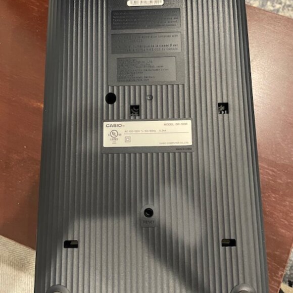 CASIO DR-210R Heavy Duty Desktop Printing Calculator Tape 12 Digits - Picture 3 of 3